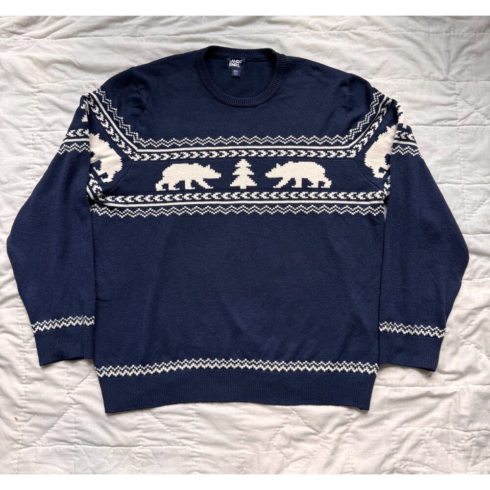 Bear Graphic Crewneck Sweater